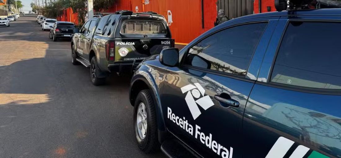 Operação em Catanduva (SP) — Foto: Receita Federal/Divulgação 
