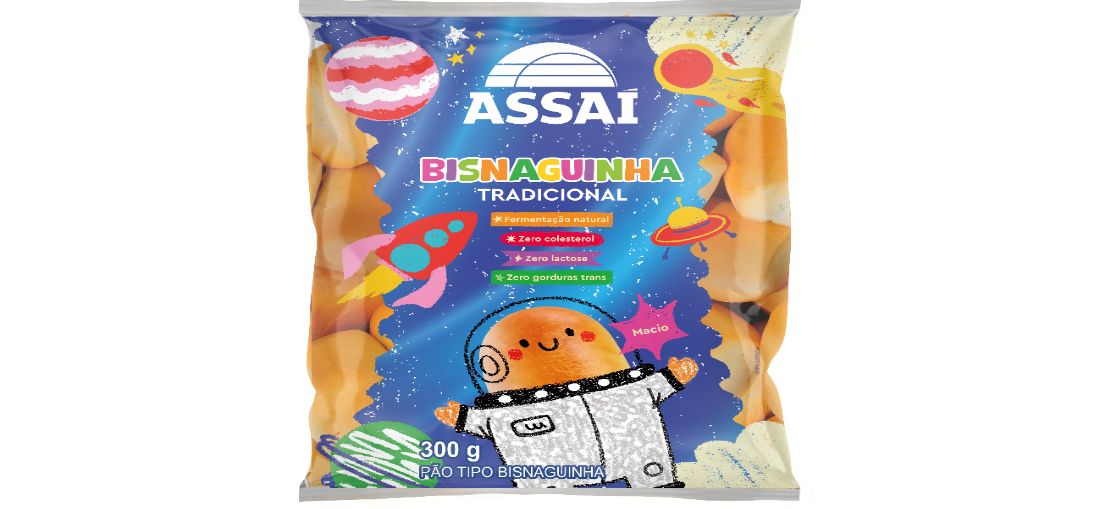 Bisnaguinha tradicional da linha de Marcas Próprias Assaí amplia o portfólio da rede na categoria de panificação – Divulgação Assaí