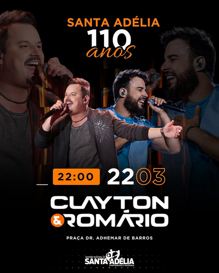 show-claytoneromario-santa-adelia