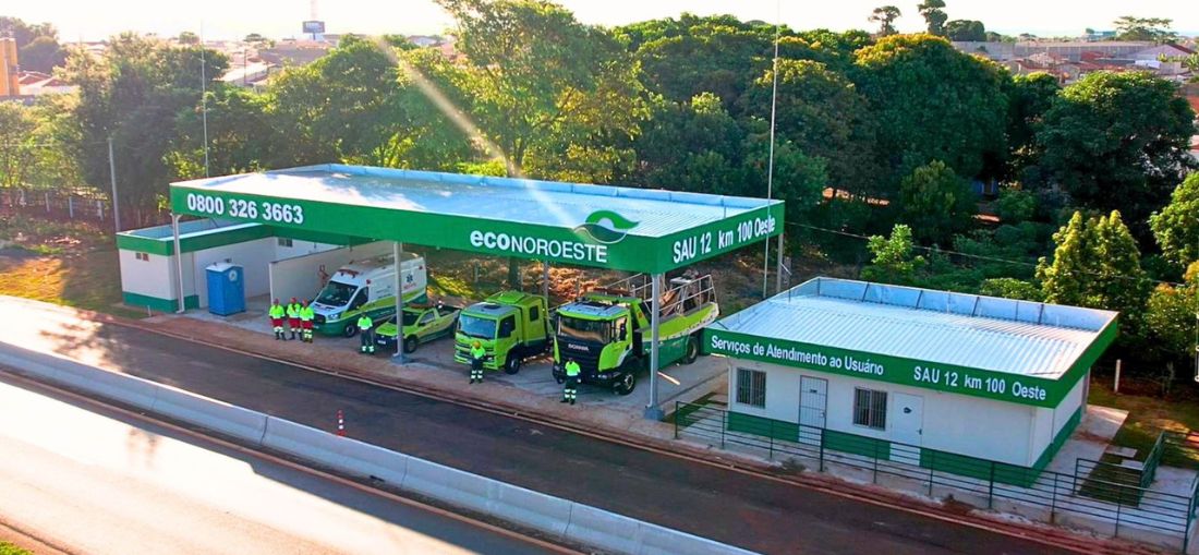 Base do SAU, na Rodovia Carlos Tonani (SP-333), em Barrinha