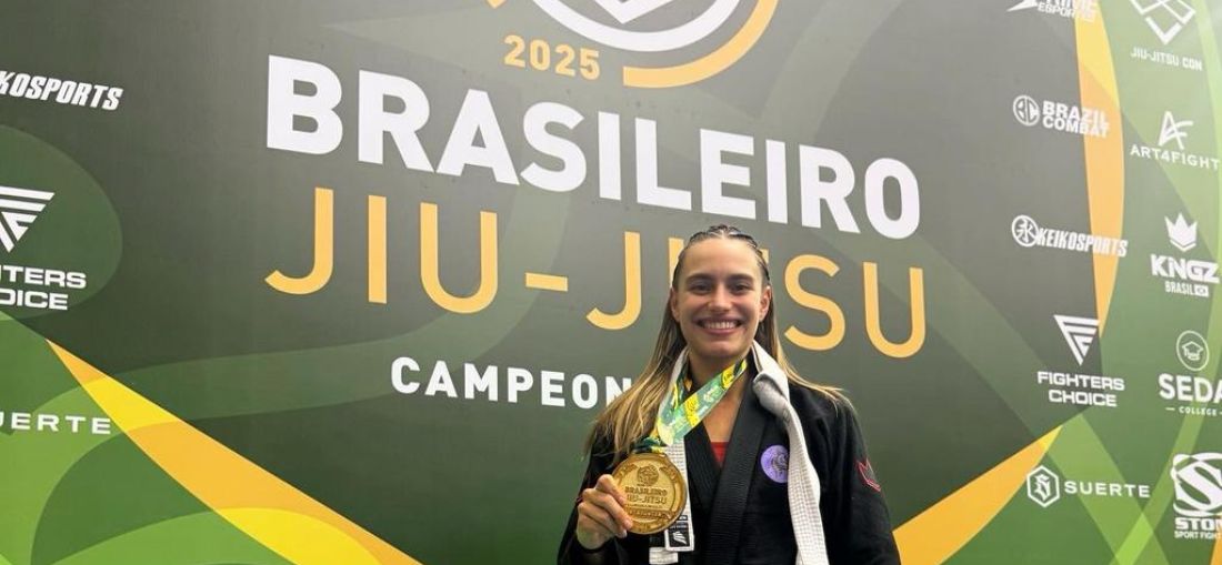 Foto: Arquivo Pessoal - Bia Galvão é do grupo Jiu das Manas, que incentiva o Jiu-Jitsu entre mulheres 
