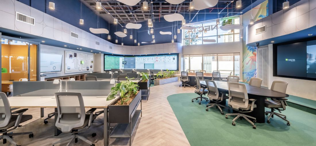 Foto: Centro de Excelência Operacional da Necta: tecnologia de supervisão em tempo real divulgação