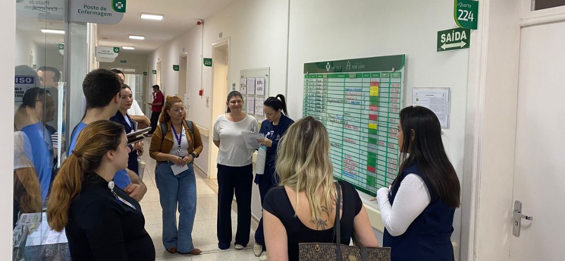 Hospital Padre Albino fortalece ações do Projeto Lean durante 5ª visita técnica