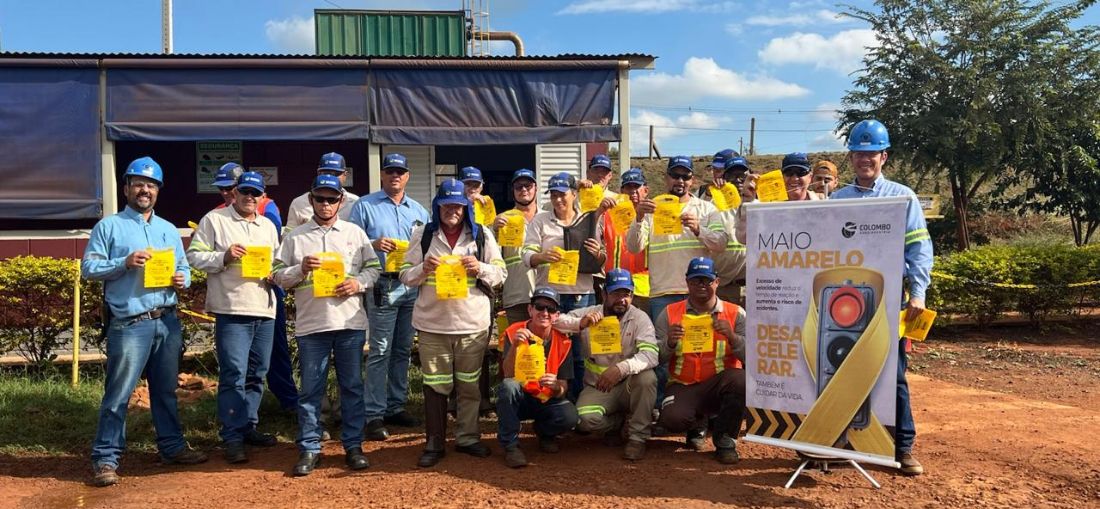 Colombo Agroindústria realiza ações do Maio Amarelo com foco em segurança e saúde