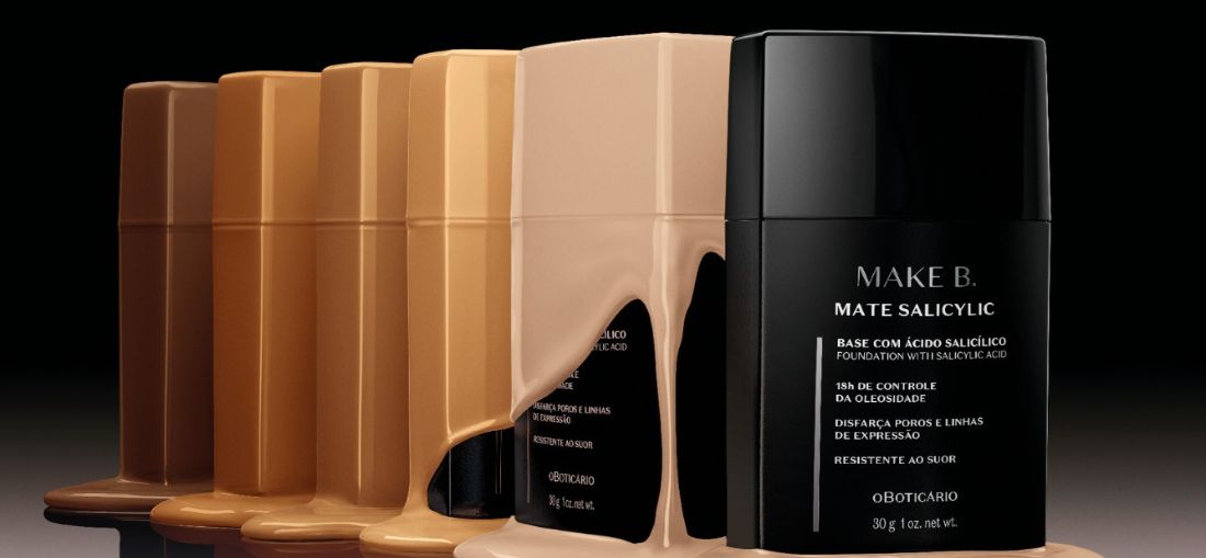 O Boticário reapresenta Make B. Mate Salicylic, elevando o padrão das bases para pele oleosa da brasileira