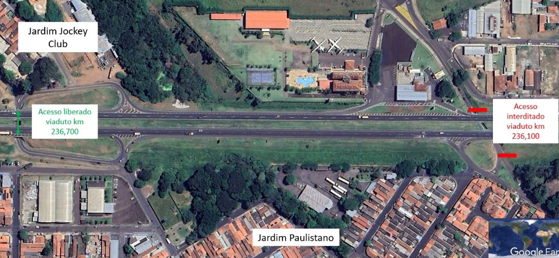 Viaduto do Jockey Club, em São Carlos, será totalmente interditado a partir desta quinta-feira