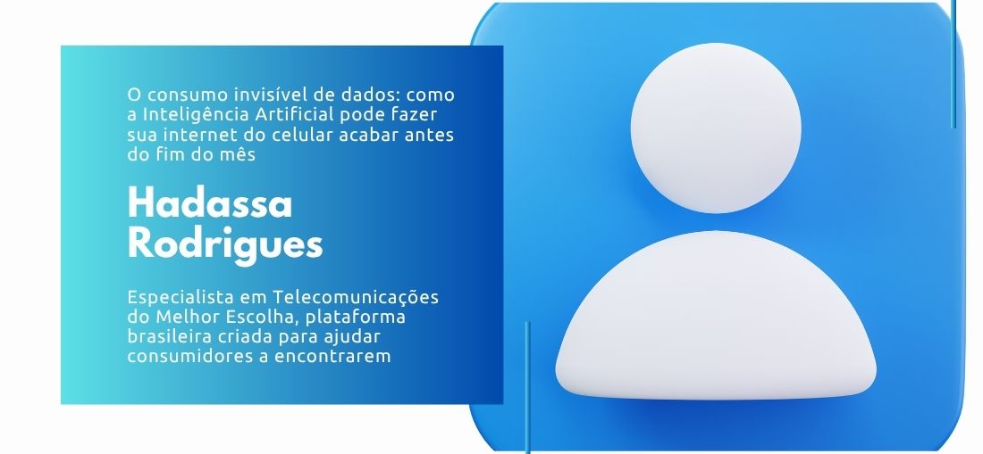 O consumo invisível de dados: como a Inteligência Artificial pode fazer sua internet do celular acabar antes do fim do mês