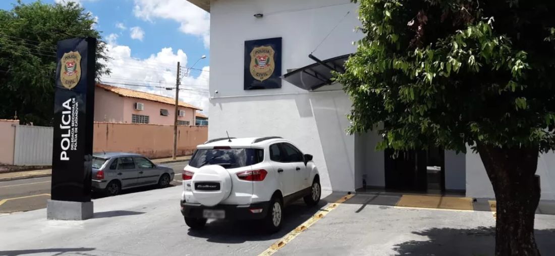 Ocorrência foi registrada na Delegacia de Polícia de Catanduva (SP) — Foto: Thiago Vasconcelos/TV TEM 
