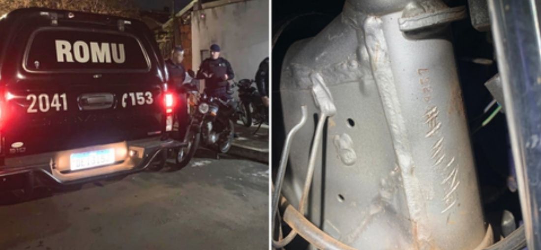 GCM Catanduva recupera motocicleta com registro de furto/roubo e sinais de adulteração