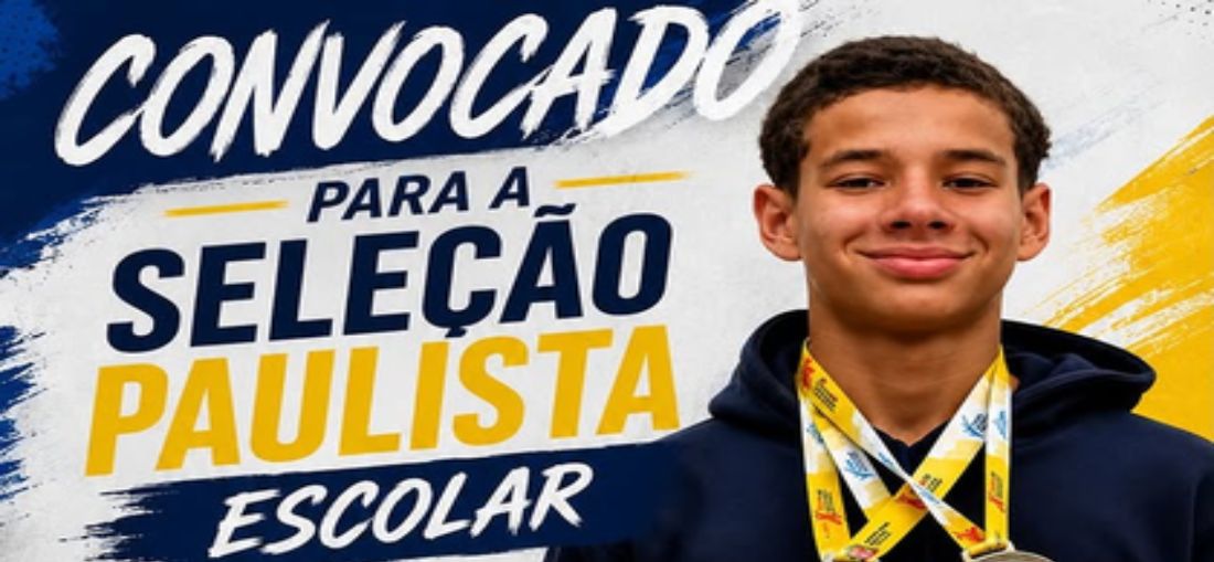 Nadador de Catanduva é convocado para representar São Paulo nos Jogos Escolares Brasileiros